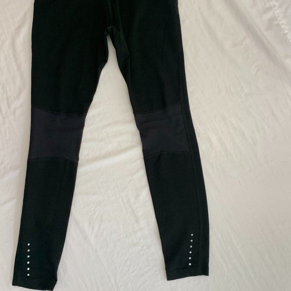 Nike Running Leggings Zipper Key Pocket Yoga Waistband Drawstring Women’s Size S - Picture 2 of 16